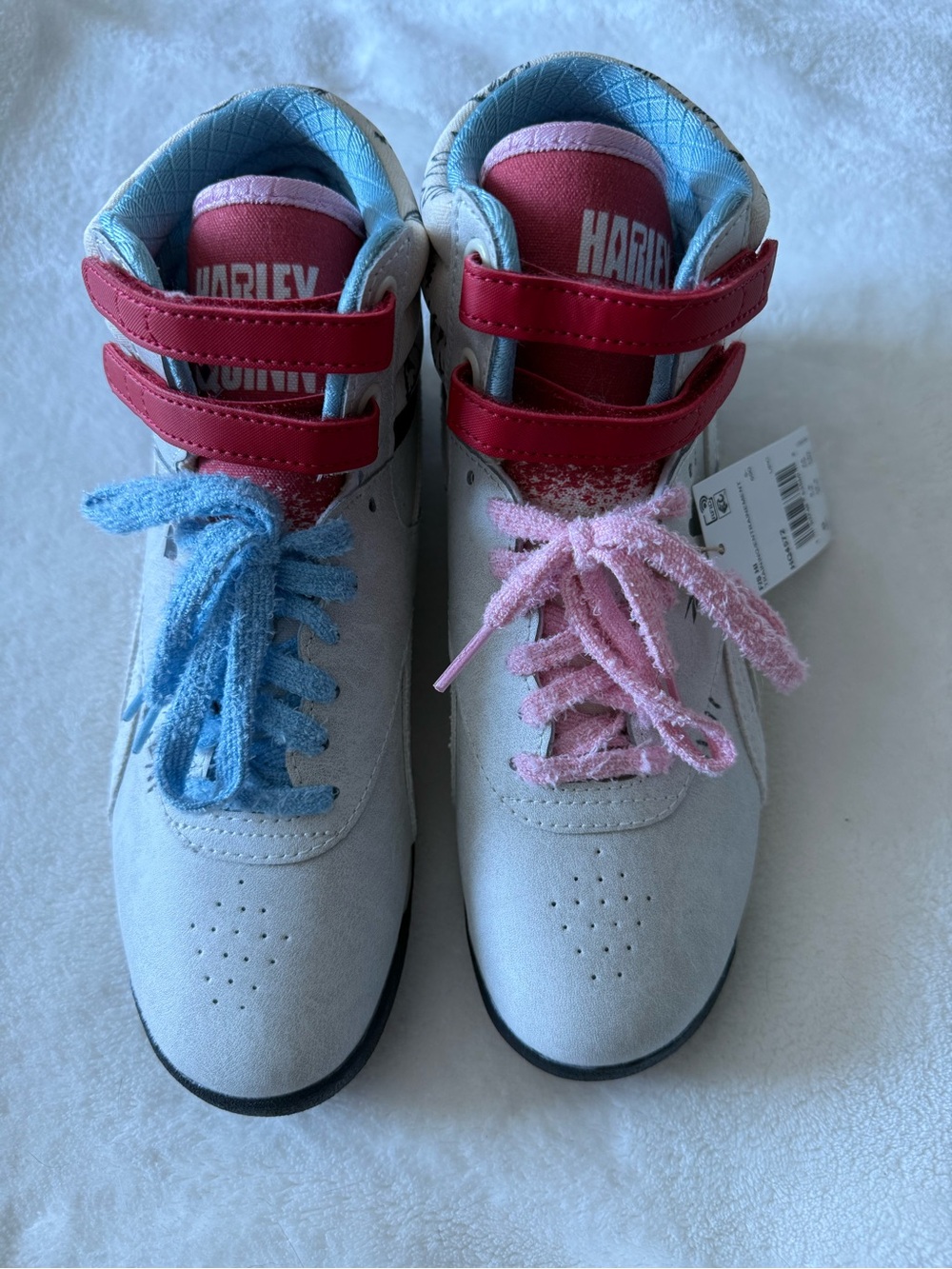 Reebok x DC Comics Freestyle Hi "Harley Quinn" NWT